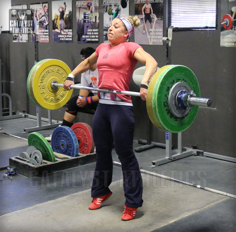 Danielle Snatch Pull - Olympic Weightlifting, strength, conditioning, fitness, nutrition - Catalyst Athletics 