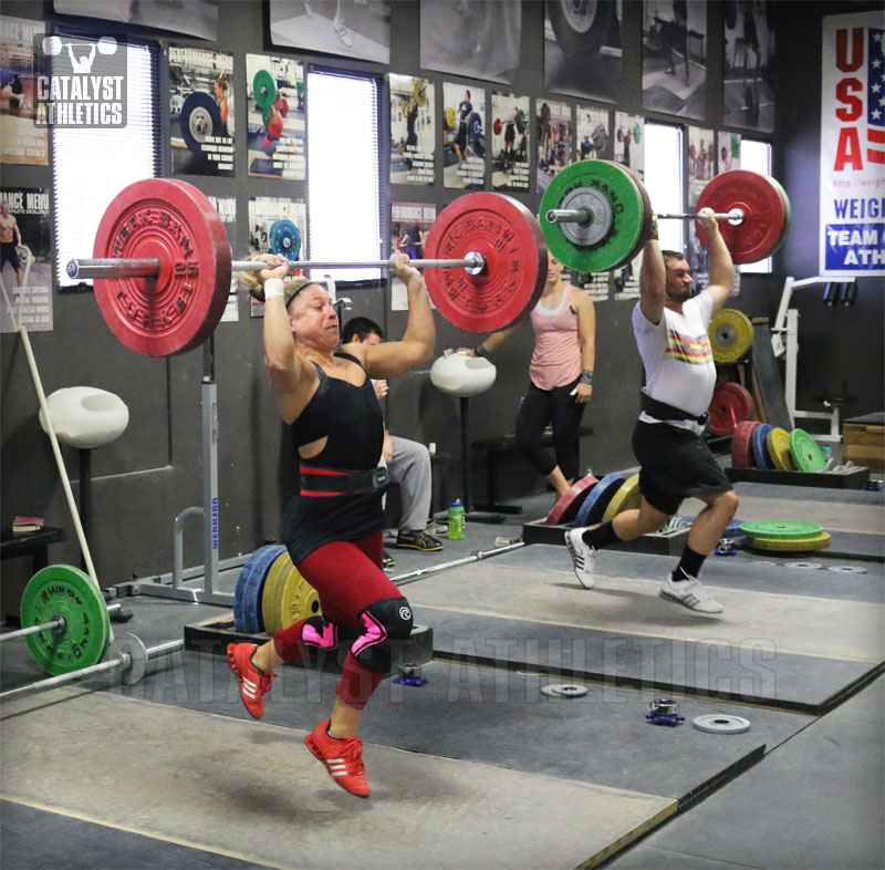 Danielle and Spencer Jerk - Olympic Weightlifting, strength, conditioning, fitness, nutrition - Catalyst Athletics 
