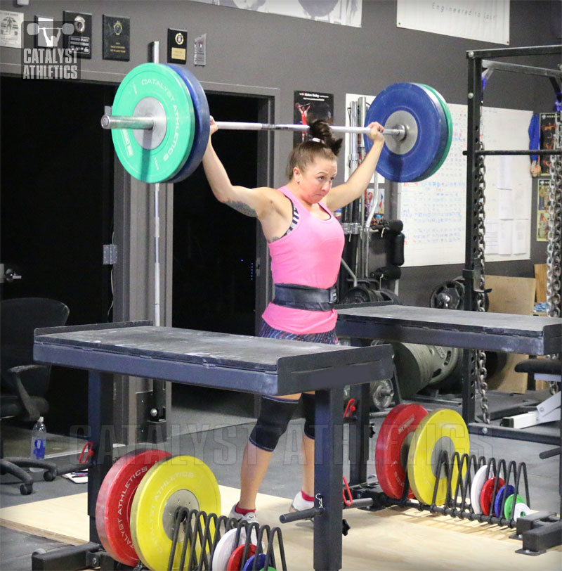 Aimee Snatch Push Press - Olympic Weightlifting, strength, conditioning, fitness, nutrition - Catalyst Athletics 