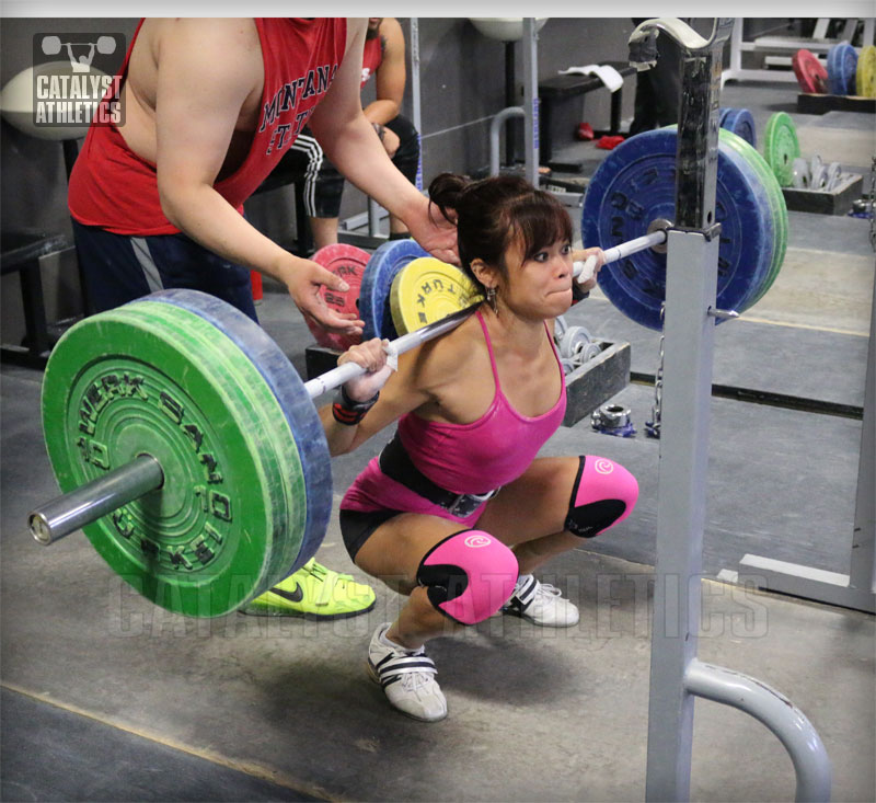 Jes Back Squat - Olympic Weightlifting, strength, conditioning, fitness, nutrition - Catalyst Athletics 