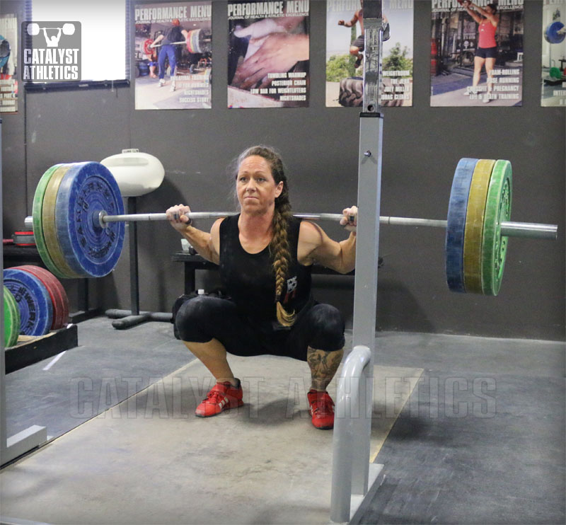 Jocelyn Back Squat - Olympic Weightlifting, strength, conditioning, fitness, nutrition - Catalyst Athletics 