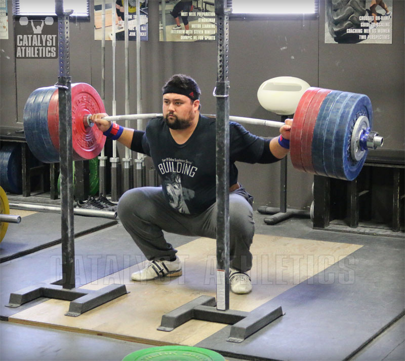 Brian Back Squat - Olympic Weightlifting, strength, conditioning, fitness, nutrition - Catalyst Athletics 