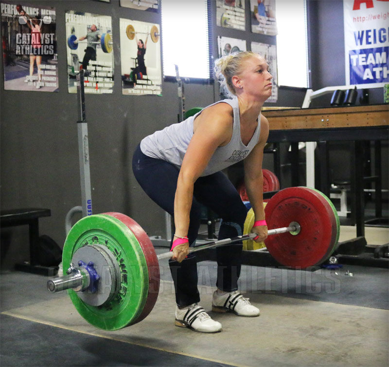 Chelsea Clean Pull - Olympic Weightlifting, strength, conditioning, fitness, nutrition - Catalyst Athletics 