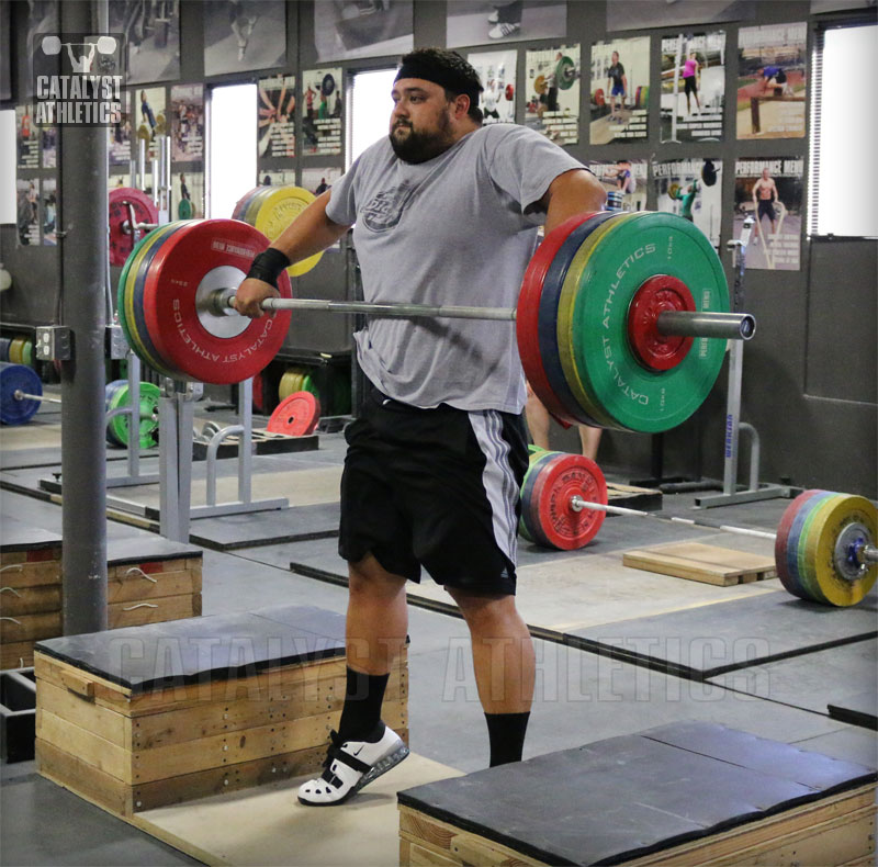 Brian Snatch High Pull on Blocks - Olympic Weightlifting, strength, conditioning, fitness, nutrition - Catalyst Athletics 