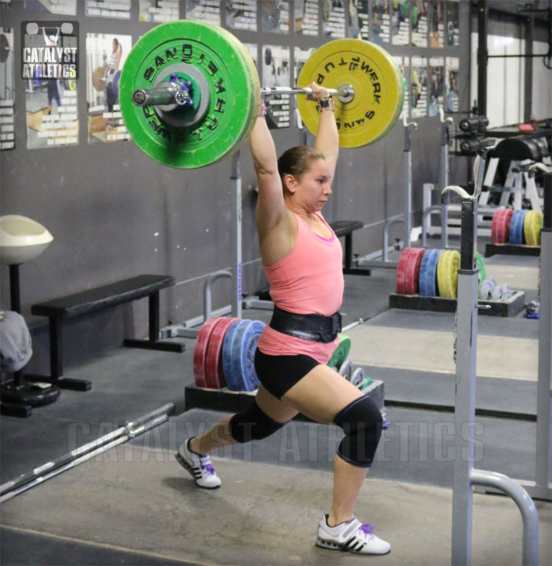 Alyssa Jerk - Olympic Weightlifting, strength, conditioning, fitness, nutrition - Catalyst Athletics 