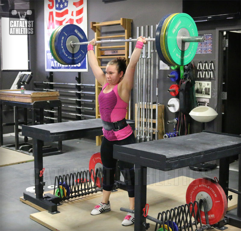 Alyssa Jerk - Olympic Weightlifting, strength, conditioning, fitness, nutrition - Catalyst Athletics 