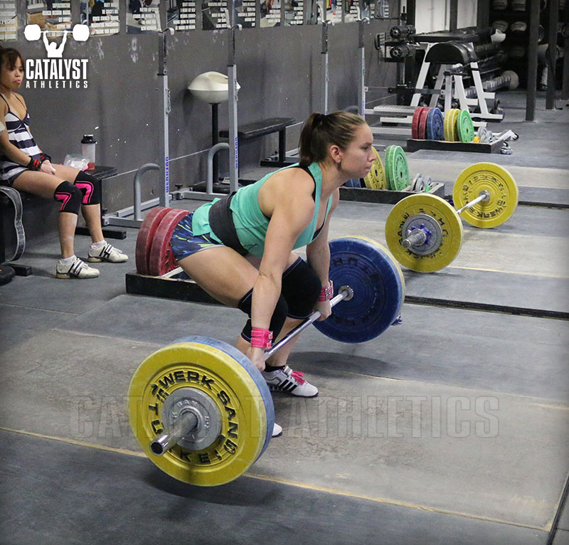 Alyssa clean - Olympic Weightlifting, strength, conditioning, fitness, nutrition - Catalyst Athletics 