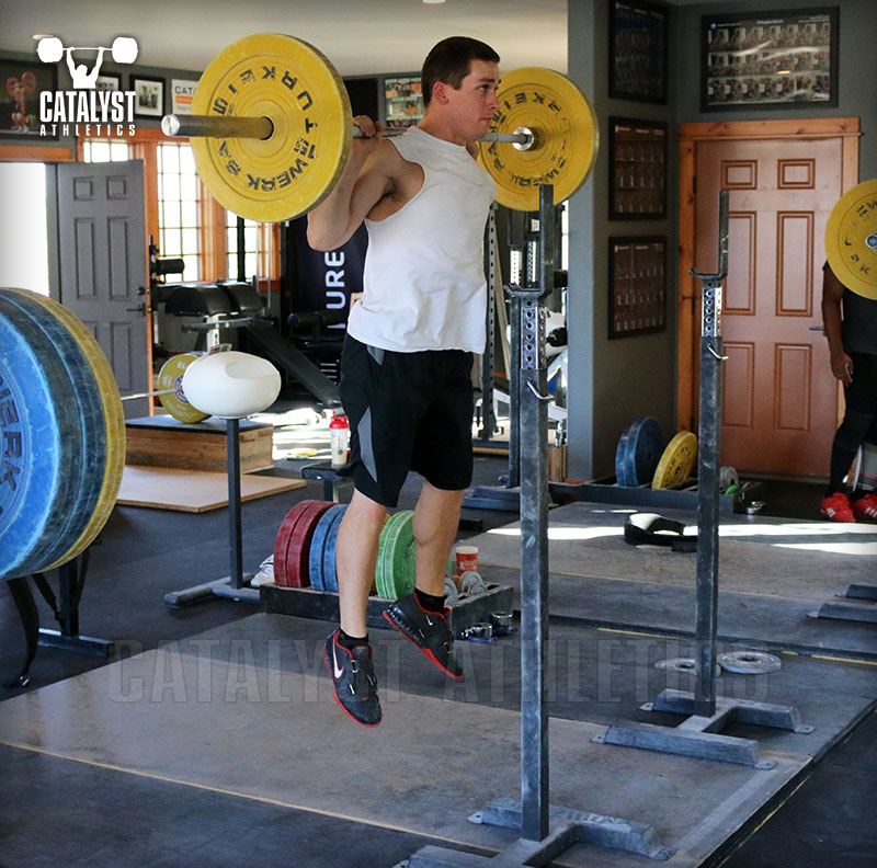 John back squat jump - Olympic Weightlifting, strength, conditioning, fitness, nutrition - Catalyst Athletics 