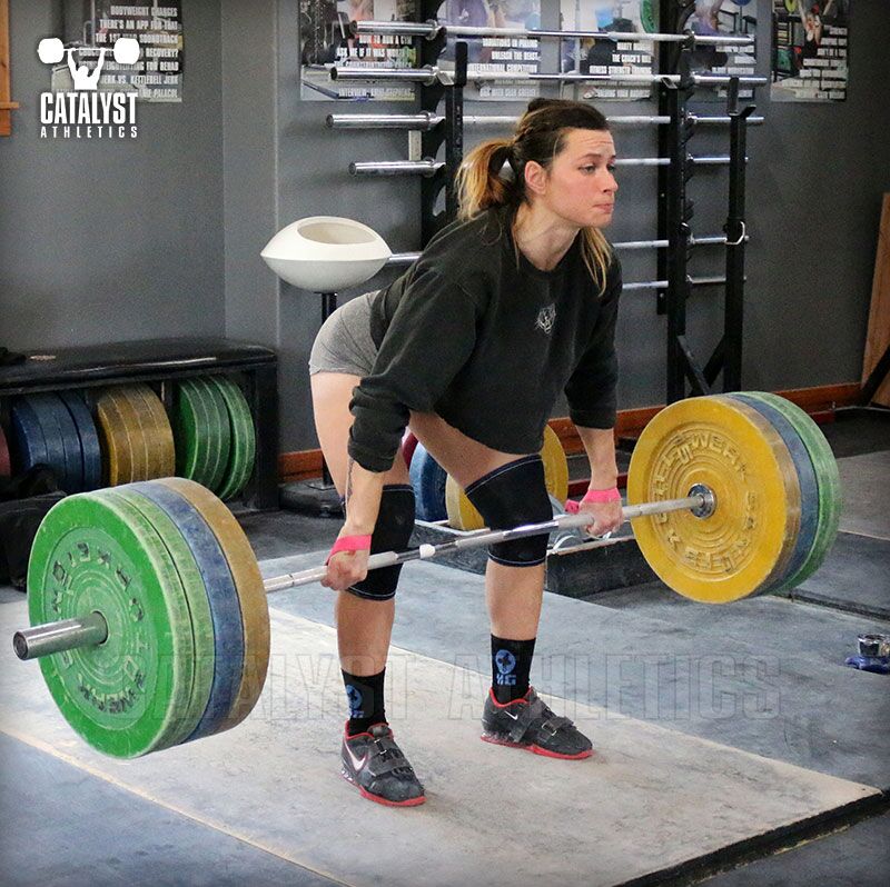 Jess clean deadlift - Olympic Weightlifting, strength, conditioning, fitness, nutrition - Catalyst Athletics 