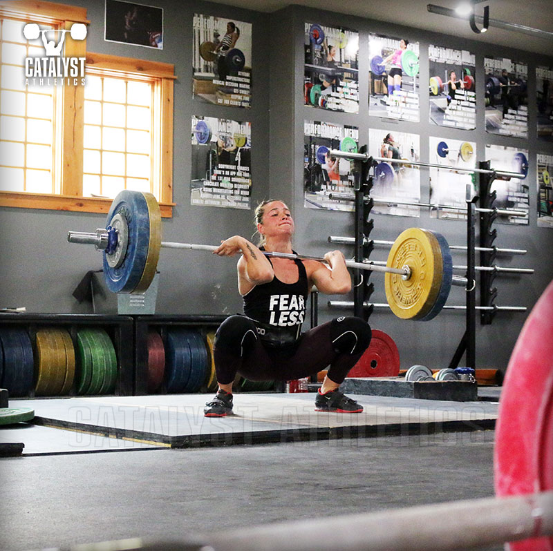 Jess clean - Olympic Weightlifting, strength, conditioning, fitness, nutrition - Catalyst Athletics 