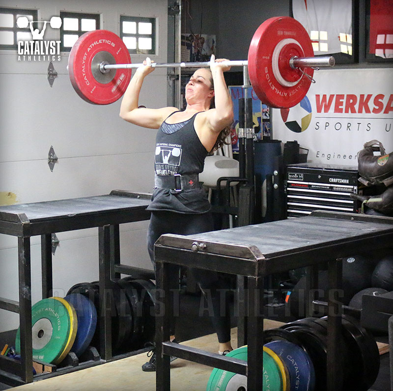 Susan push press - Olympic Weightlifting, strength, conditioning, fitness, nutrition - Catalyst Athletics 