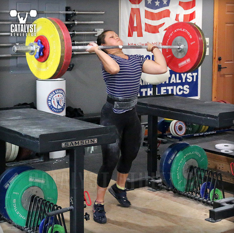 Lily jerk - Olympic Weightlifting, strength, conditioning, fitness, nutrition - Catalyst Athletics 