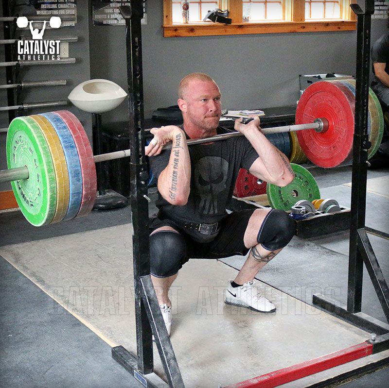 Mike front squat - Olympic Weightlifting, strength, conditioning, fitness, nutrition - Catalyst Athletics 