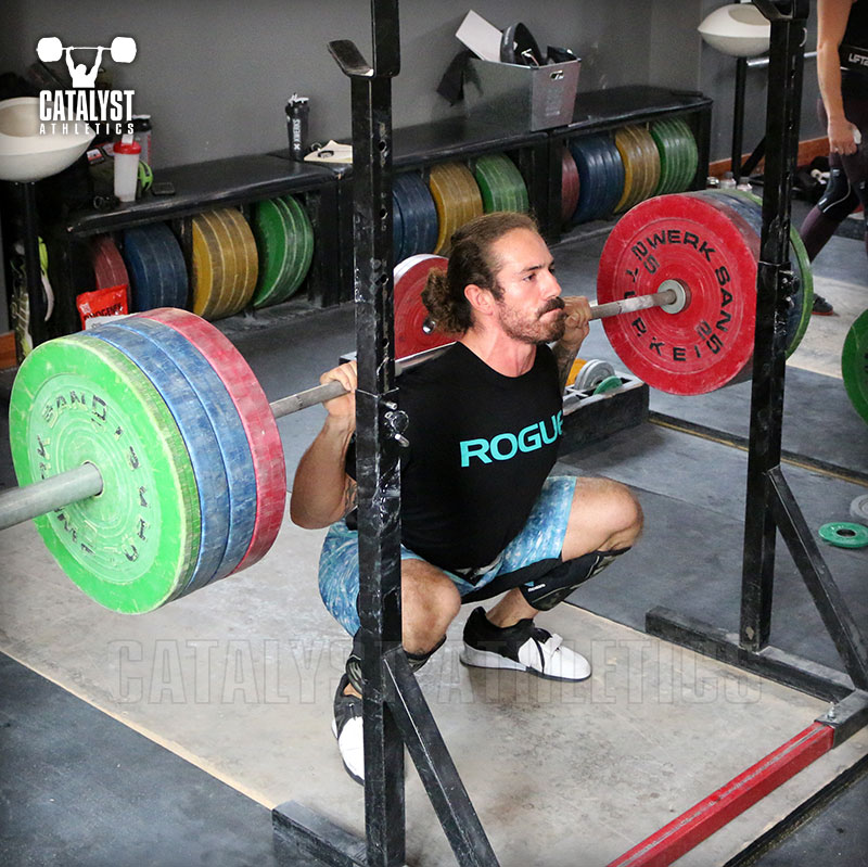 Christian back squat - Olympic Weightlifting, strength, conditioning, fitness, nutrition - Catalyst Athletics 