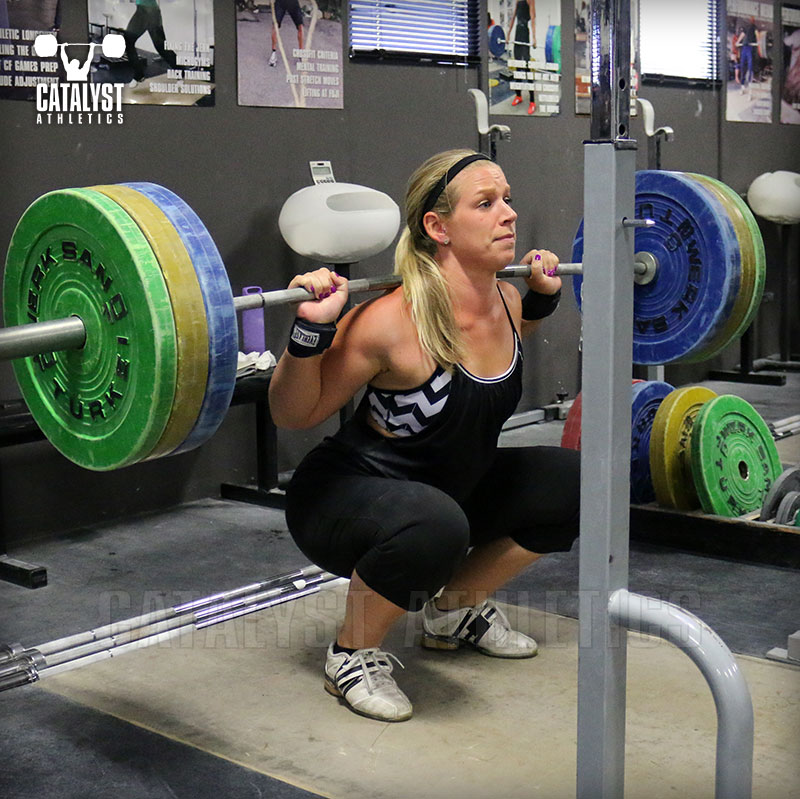 Kara back squat - Olympic Weightlifting, strength, conditioning, fitness, nutrition - Catalyst Athletics 