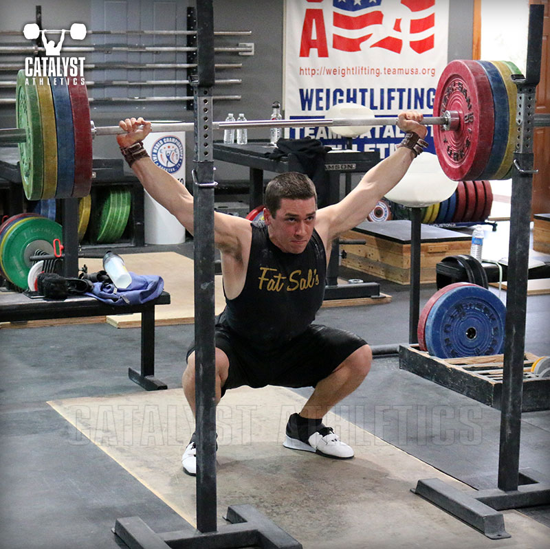 John overhead squat - Olympic Weightlifting, strength, conditioning, fitness, nutrition - Catalyst Athletics 