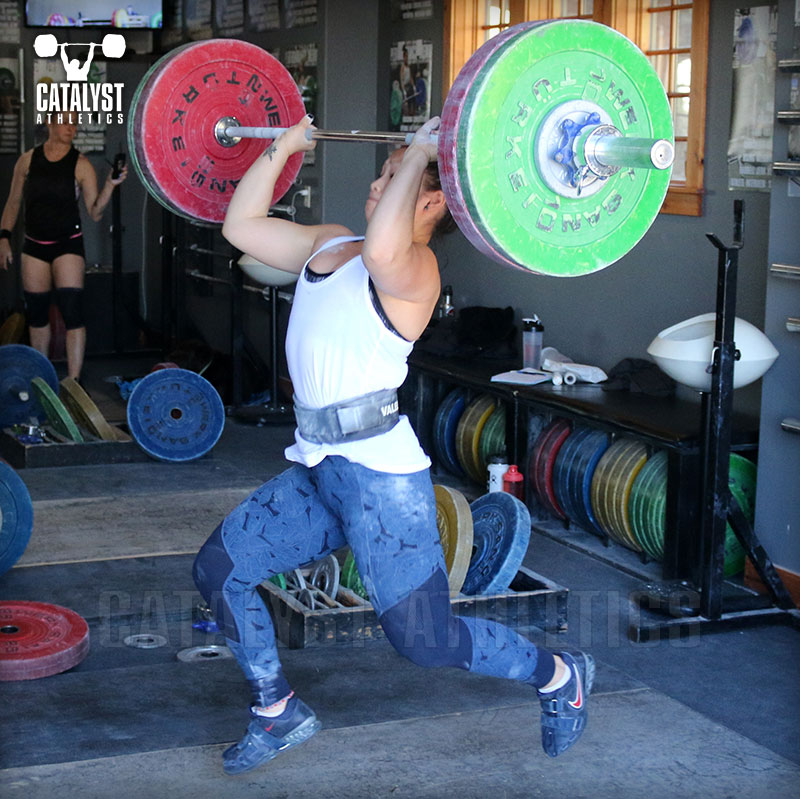 Lily jerk - Olympic Weightlifting, strength, conditioning, fitness, nutrition - Catalyst Athletics 
