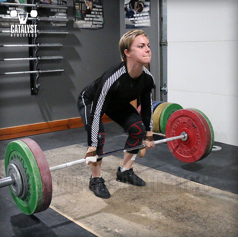 Amanda clean deadlift - Olympic Weightlifting, strength, conditioning, fitness, nutrition - Catalyst Athletics 