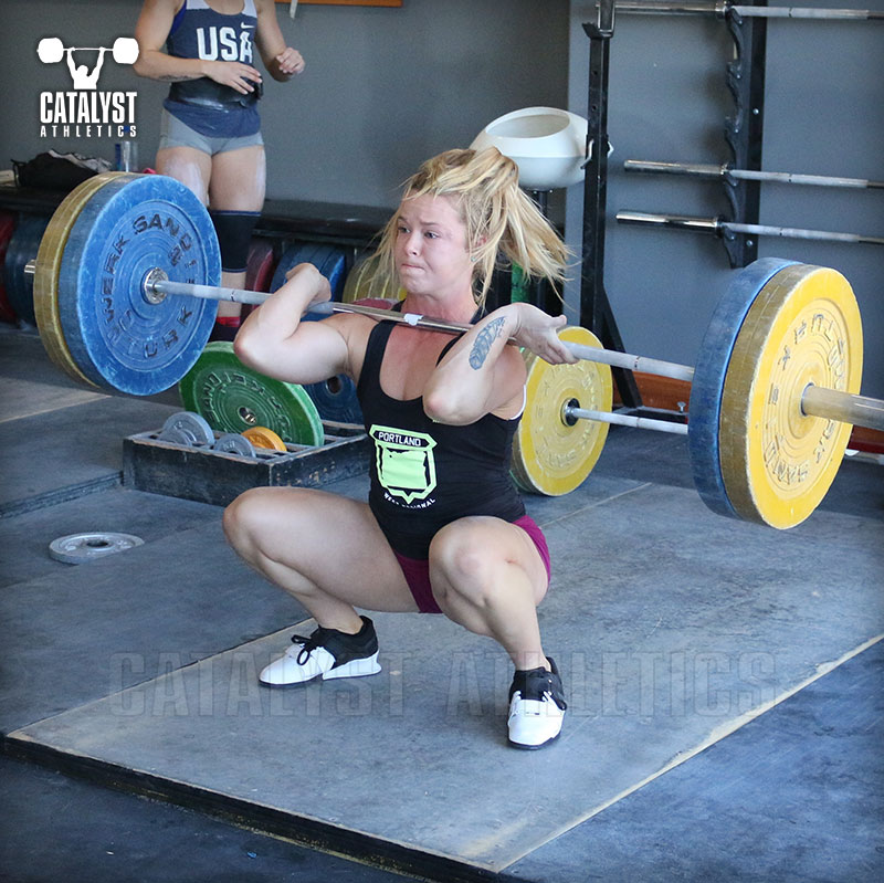 Carly clean - Olympic Weightlifting, strength, conditioning, fitness, nutrition - Catalyst Athletics 