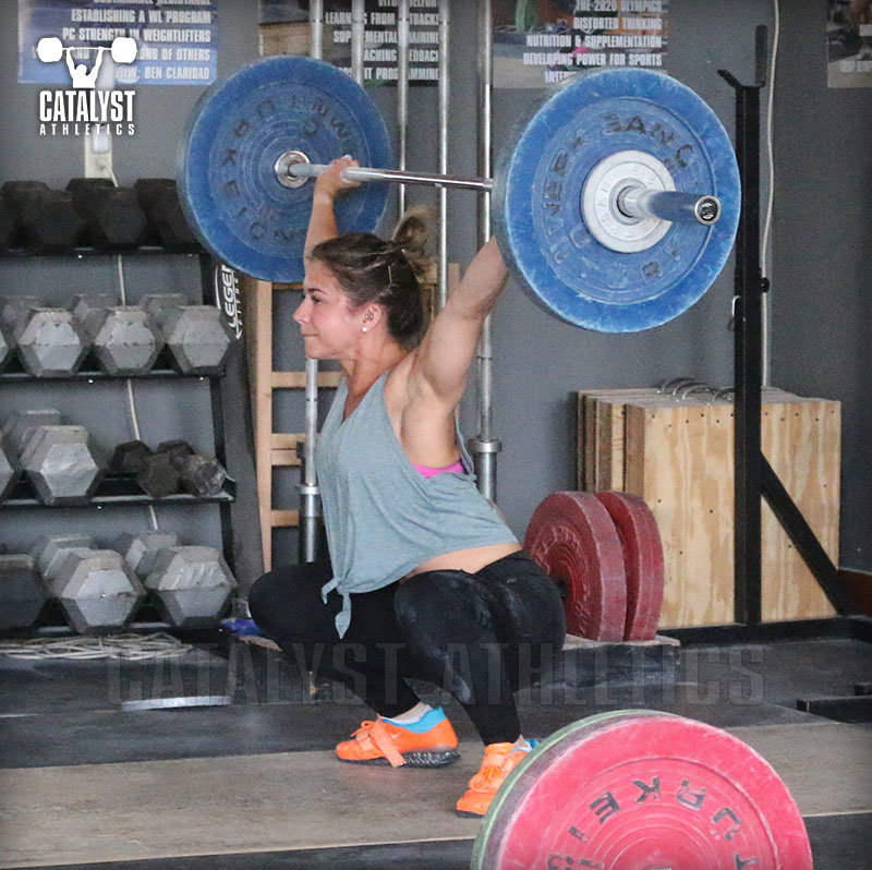 Nicole snatch - Olympic Weightlifting, strength, conditioning, fitness, nutrition - Catalyst Athletics 