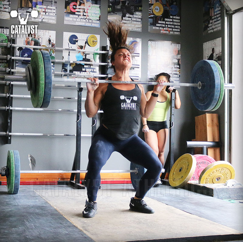 Steph clean - Olympic Weightlifting, strength, conditioning, fitness, nutrition - Catalyst Athletics 