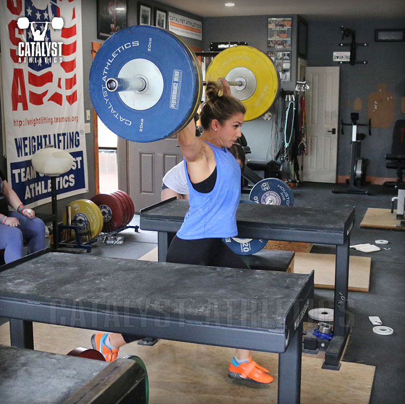 Nicole jerk behind the neck - Olympic Weightlifting, strength, conditioning, fitness, nutrition - Catalyst Athletics 