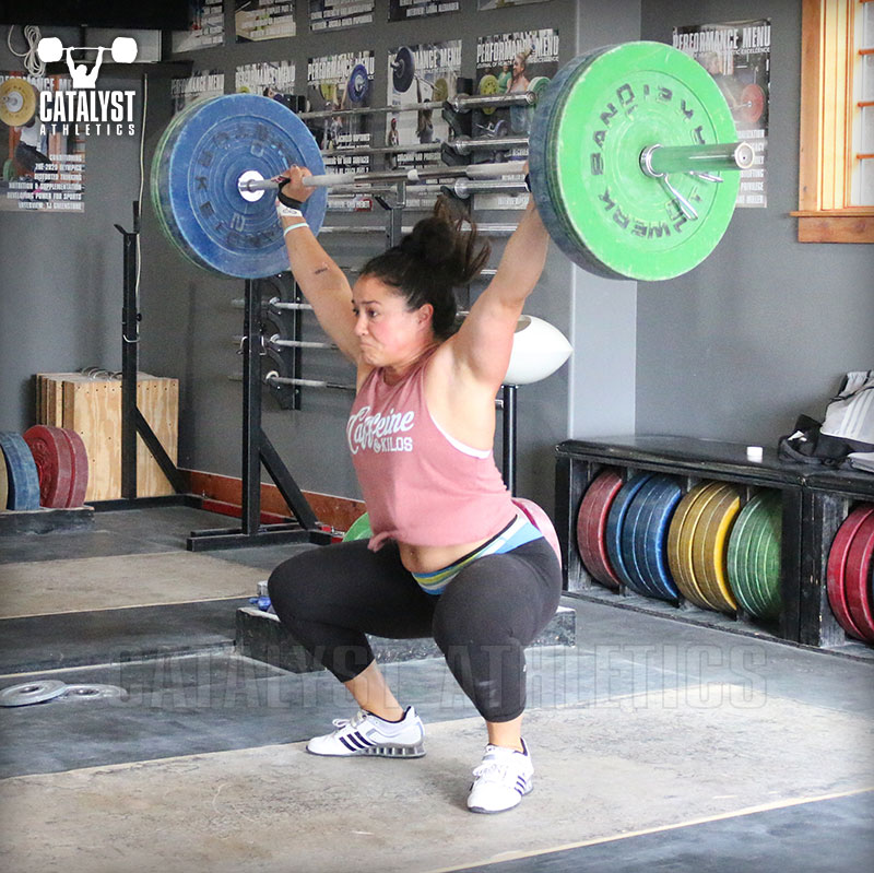 Laura snatch - Olympic Weightlifting, strength, conditioning, fitness, nutrition - Catalyst Athletics 