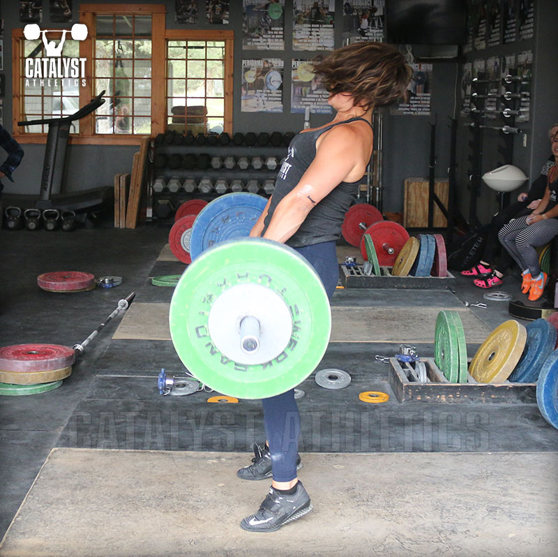 Steph clean - Olympic Weightlifting, strength, conditioning, fitness, nutrition - Catalyst Athletics 