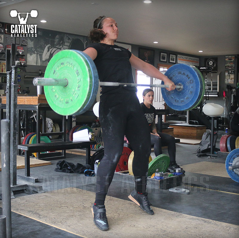 Caitlin snatch - Olympic Weightlifting, strength, conditioning, fitness, nutrition - Catalyst Athletics 