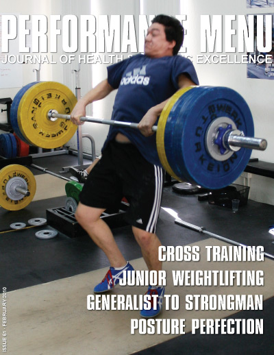 Performance Menu cover issue 61 - Olympic Weightlifting, strength, conditioning, fitness, nutrition - Catalyst Athletics 