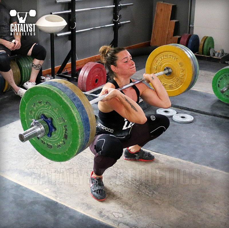 Jessica clean - Olympic Weightlifting, strength, conditioning, fitness, nutrition - Catalyst Athletics 