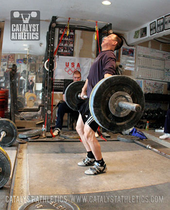End of the double knee bend - Olympic Weightlifting, strength, conditioning, fitness, nutrition - Catalyst Athletics