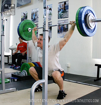 Eric makes an OHS record with ease - Olympic Weightlifting, strength, conditioning, fitness, nutrition - Catalyst Athletics