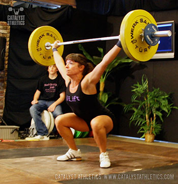 Jolie at the Bad Girl Open - Olympic Weightlifting, strength, conditioning, fitness, nutrition - Catalyst Athletics