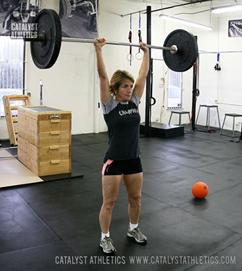 Tammy push press - Olympic Weightlifting, strength, conditioning, fitness, nutrition - Catalyst Athletics