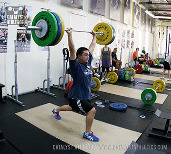 Steve split jerk - Olympic Weightlifting, strength, conditioning, fitness, nutrition - Catalyst Athletics