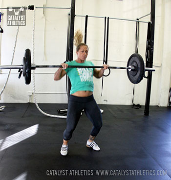 Jocelyn clean - Olympic Weightlifting, strength, conditioning, fitness, nutrition - Catalyst Athletics
