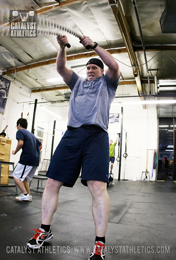 Tom rope slam - Olympic Weightlifting, strength, conditioning, fitness, nutrition - Catalyst Athletics