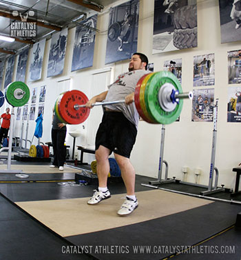 Colin power clean - Olympic Weightlifting, strength, conditioning, fitness, nutrition - Catalyst Athletics