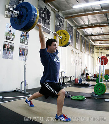 Steve split jerk - Olympic Weightlifting, strength, conditioning, fitness, nutrition - Catalyst Athletics