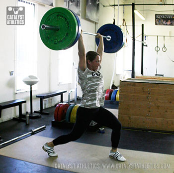 Jocelyn split jerk - Olympic Weightlifting, strength, conditioning, fitness, nutrition - Catalyst Athletics