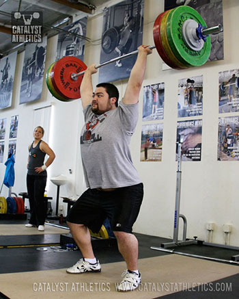 Colin power jerk - Olympic Weightlifting, strength, conditioning, fitness, nutrition - Catalyst Athletics