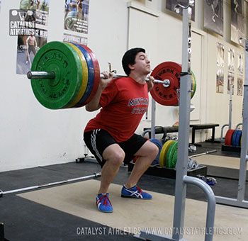 Steve Back Squat - Olympic Weightlifting, strength, conditioning, fitness, nutrition - Catalyst Athletics