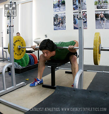 Seated good morning - Olympic Weightlifting, strength, conditioning, fitness, nutrition - Catalyst Athletics