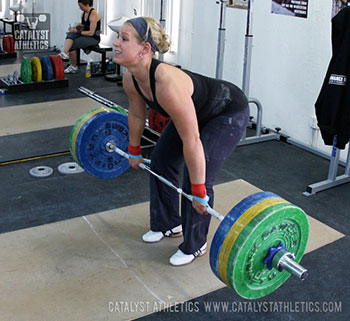Kara clean pull - Olympic Weightlifting, strength, conditioning, fitness, nutrition - Catalyst Athletics