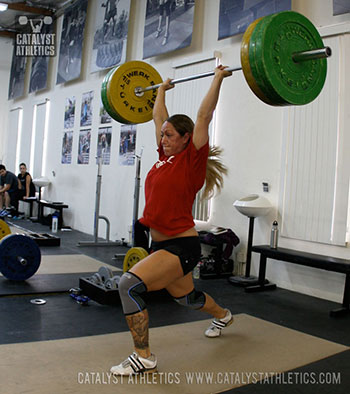 Jocelyn split jerk - Olympic Weightlifting, strength, conditioning, fitness, nutrition - Catalyst Athletics