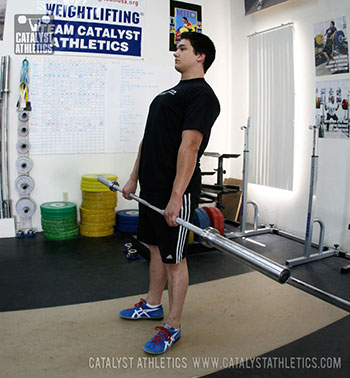 Simulated finish position - Olympic Weightlifting, strength, conditioning, fitness, nutrition - Catalyst Athletics