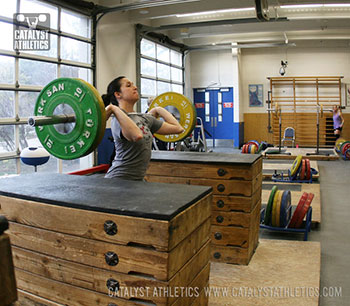 Natalie push press - Olympic Weightlifting, strength, conditioning, fitness, nutrition - Catalyst Athletics