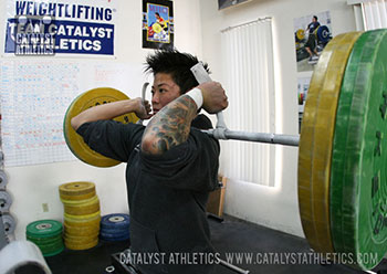Diane front squat - Olympic Weightlifting, strength, conditioning, fitness, nutrition - Catalyst Athletics