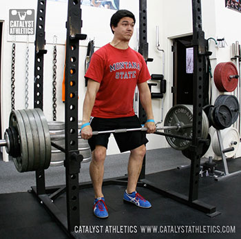 Steve rack pull - Olympic Weightlifting, strength, conditioning, fitness, nutrition - Catalyst Athletics